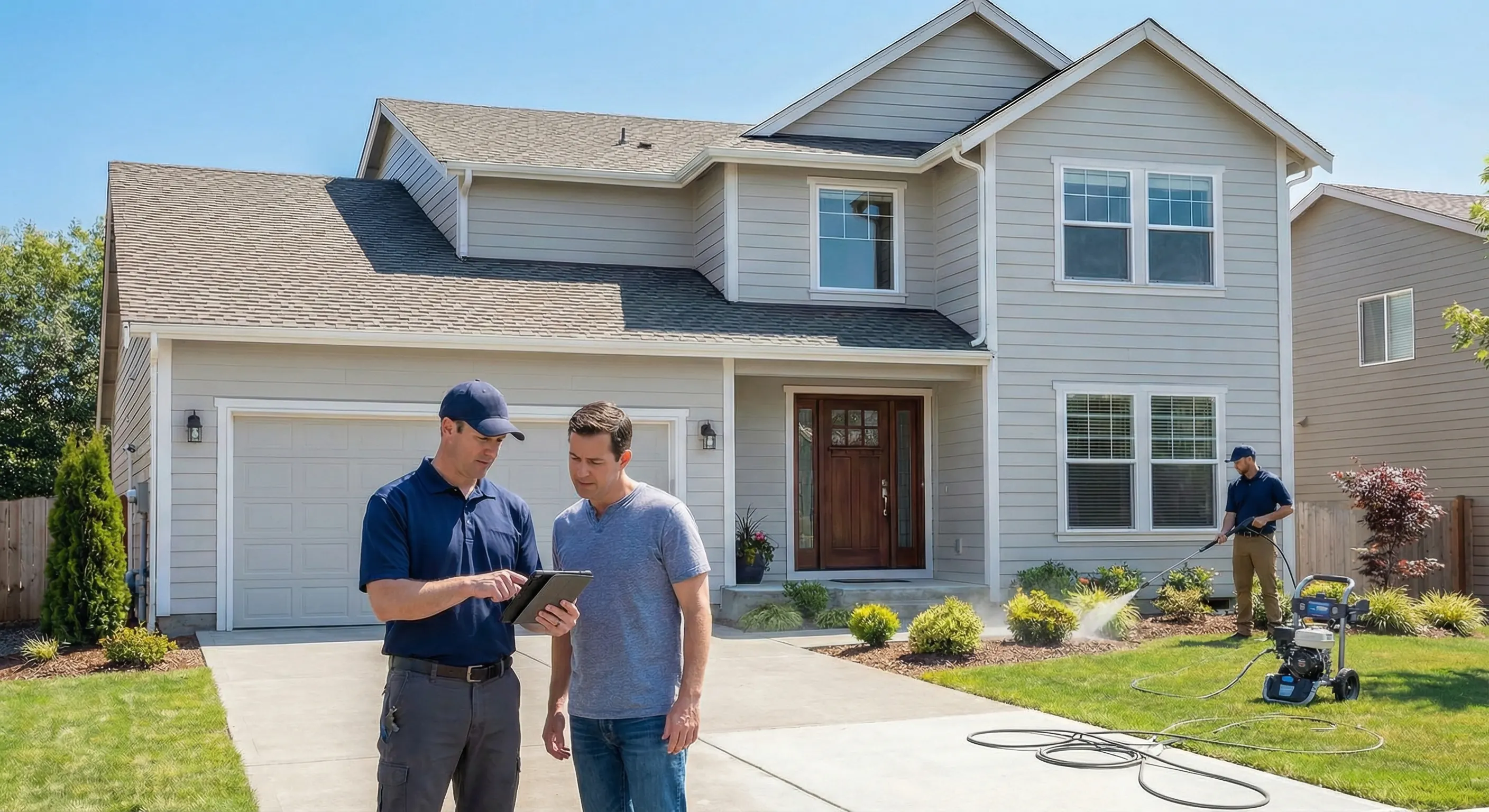 Pressure Washing project highlight